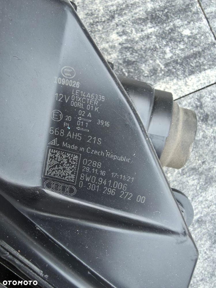 audi a4 s4 b9 lampa prawa przód bi xenon led 8w0941006 - 9
