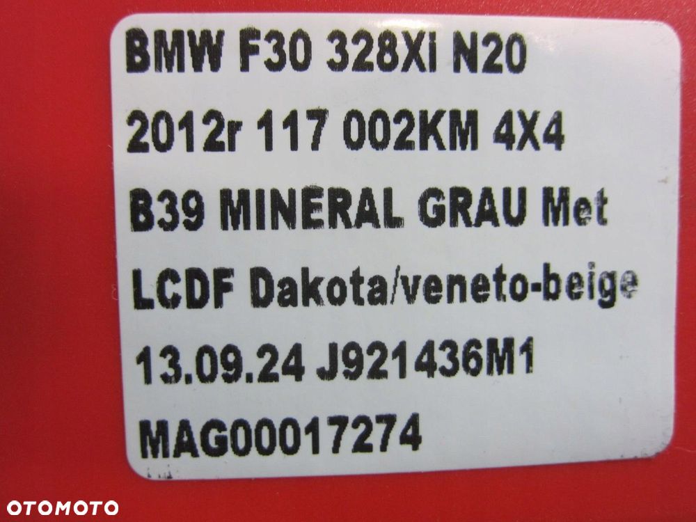 BMW F30 E90 F20 X1 TARCZE HAMULCOWE KLOCKI PRZÓD ORYGINAŁ 312MM 34116792219 - 15