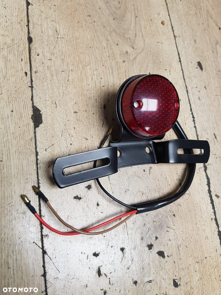 Lampa tył uchwyt tablicy Harley Cafe Racer Bobber Chopper Drag - 3