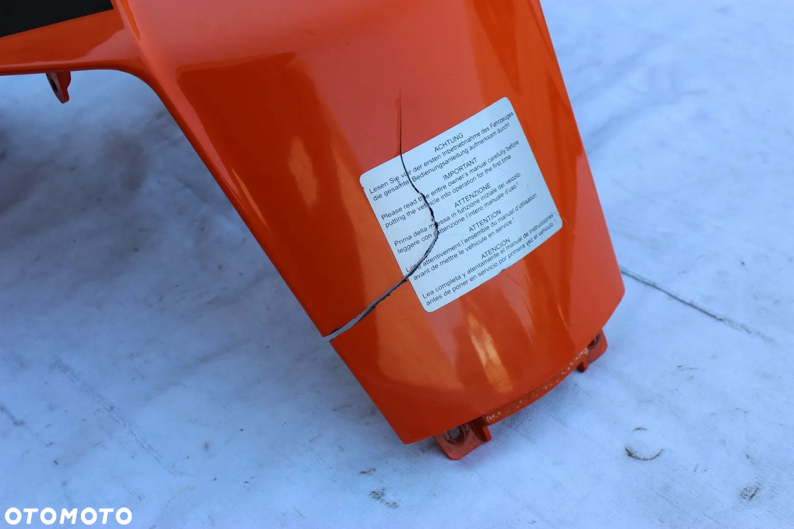 Nakładka owiewka pokrywa zbiornika KTM 125 200 390 - 3