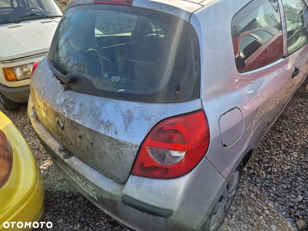 renault clio III maska zderzak lampa grill błotnik drzwi zbiornik paliwa szyba lusterko klamka klapa - 4