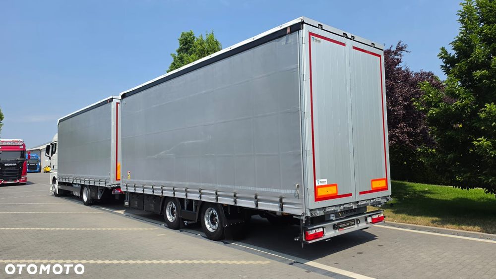MAN ///TGX///18.430///2022///7.70+7.70 ///ZESTAW TANDEM///PRZEJAZDOWY/// 36000 KG///DACH PODNOSZONY/// FIRANKA///LEDY///STAN BARDZO DOBRY - 5