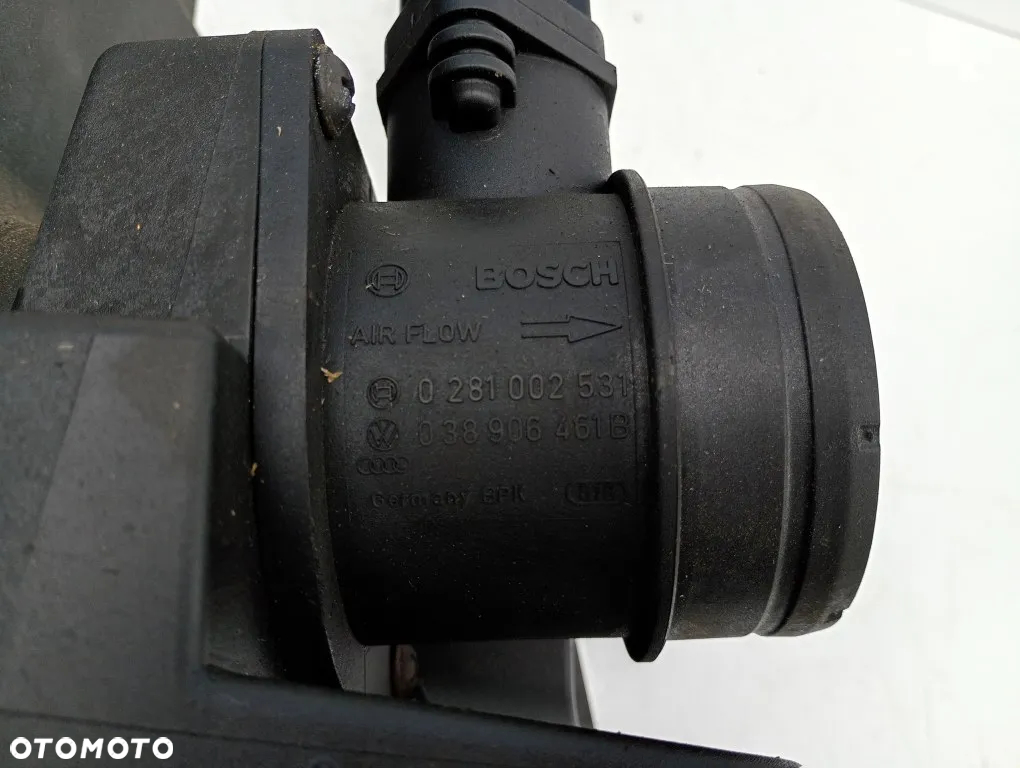 Obudowa Filtra Powietrza Przepływomierz Vw Transporter T5 1.9 TDI 7H0129601M - 7