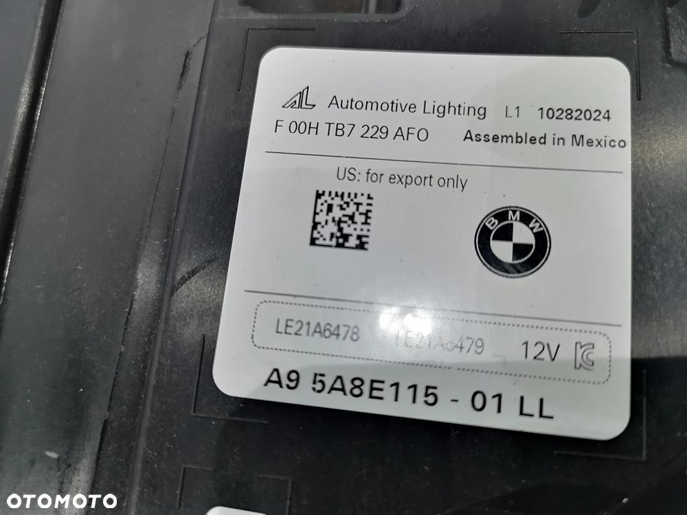 Lampa Prawa Lewa  BMW X5 G05 X6 G06 LCI LIFT FULL LED ADAPTIVE SHADOW Przód Przednia - 13