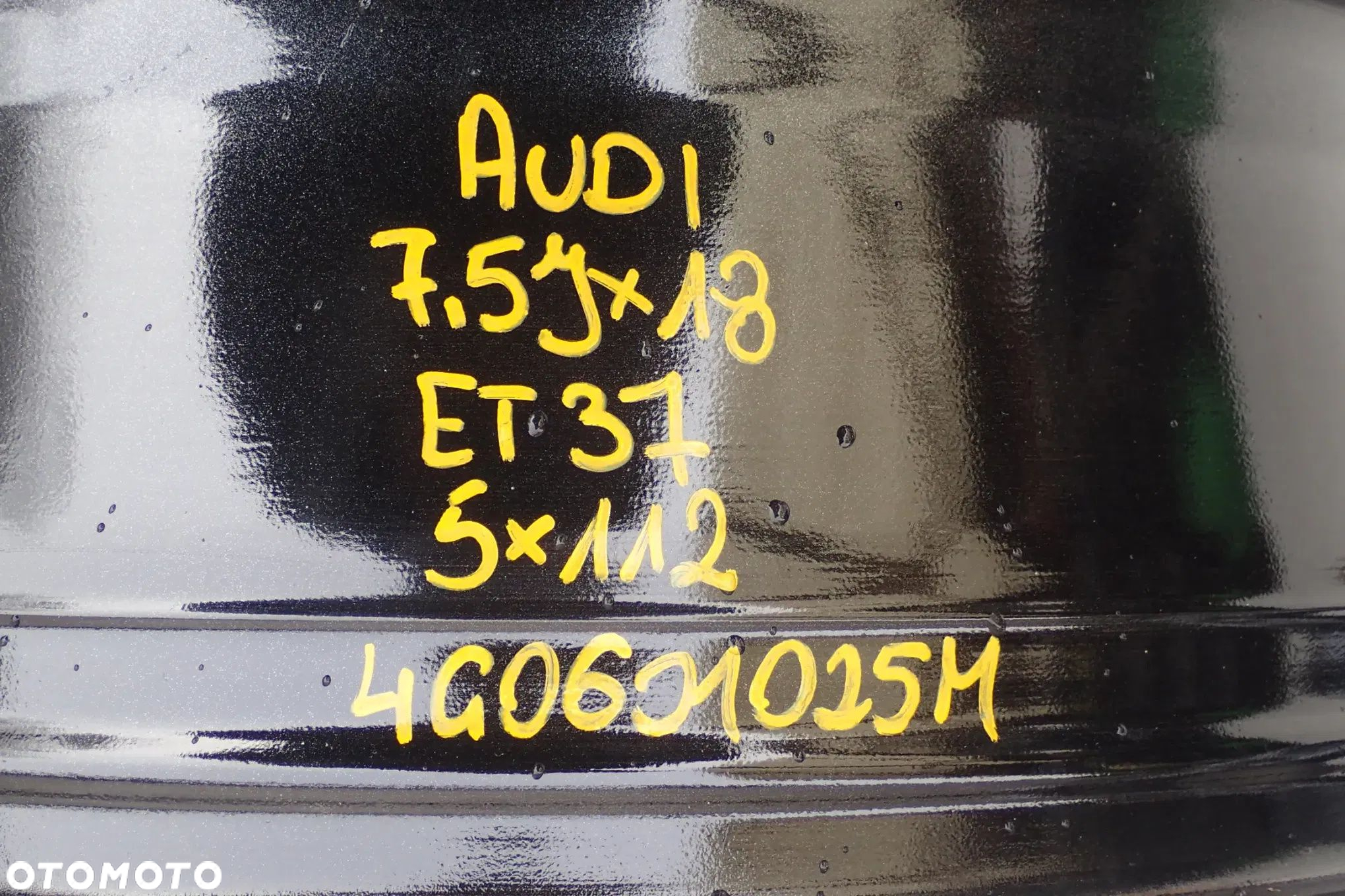 FELGI ALUMINIOWE audi 7,5Jx18 ET 37 5x112 4G0601025M - 8