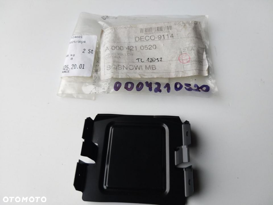 Osłona zacisku hamulcowego tył DB 300 sel  Mercedes w114 005 -230  0004210520 oryginał - 1