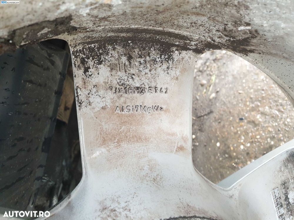 Roata Rezerva Aliaj 215 55 16 R16 7Jx16 H2 ET42 5x112 Cod 8E0601025B Volkswagen Passat B6 2005 - 2010 [K7953] - 3