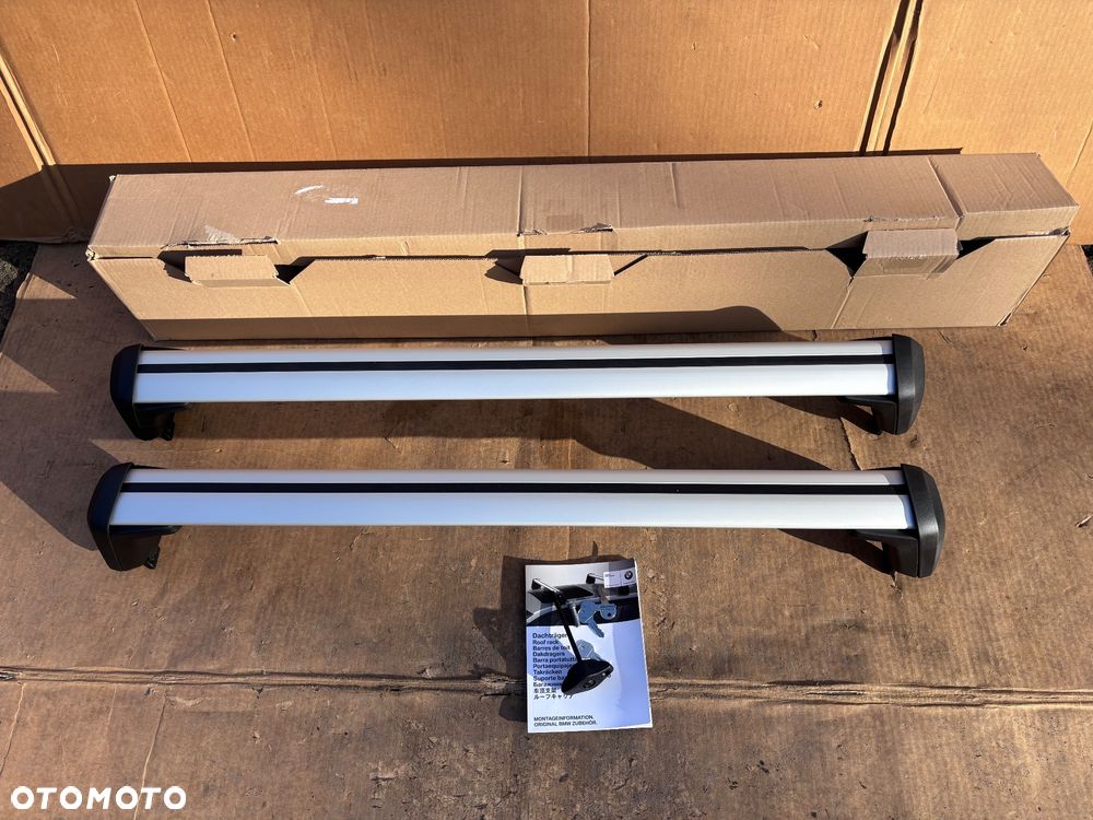 Bmw 1 F40 Oryginalny Wspornik Dachowy Box Dachowy Bagażnik Dachowy Podpórki Belki Dachowe Kluczyk 82712457809 2457809 Jak Nowe - 1