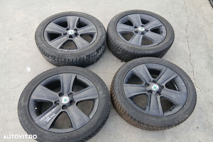 Jante aliaj cu anvelope 17 - set 5L0601025B 7.0J17H2 ET45 225/50 R17 - 1