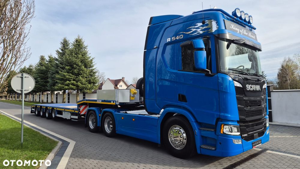 Scania ZESTAW///SCANIA///R540/// BARDZO BOGATA WERSJA/// STAN BARDZO DOBRY///6X4/// 2021///RETARDER///FULL LED/// NACZEPA NISKOPODWOZIOWA/// MAX TRAILER///2019///58000KG/// 2 OSIE SKRĘTNE///OŚ PODNOSZONA - 3