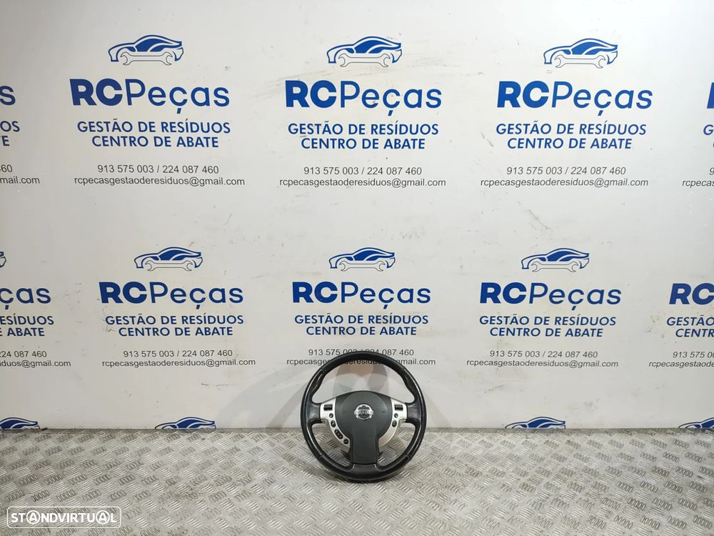 Volante completo em pele original Nissan Qashqai J10 com comandos multifunções - 10