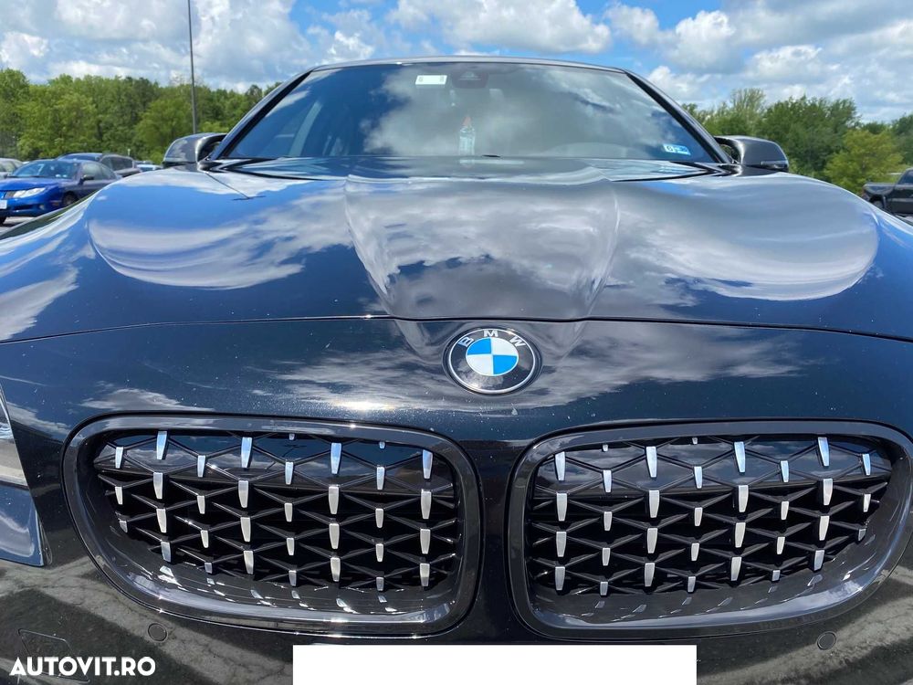 Grile Nari M Diamond BMW F10 F11 Negru Lucios cu Argintiu, Grila Dubla - 3