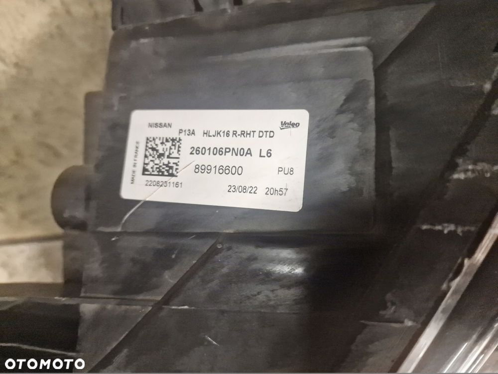 lampa przednia nissan juke ii f16 lift 260106pn0a 260606pn0a komplet - 4