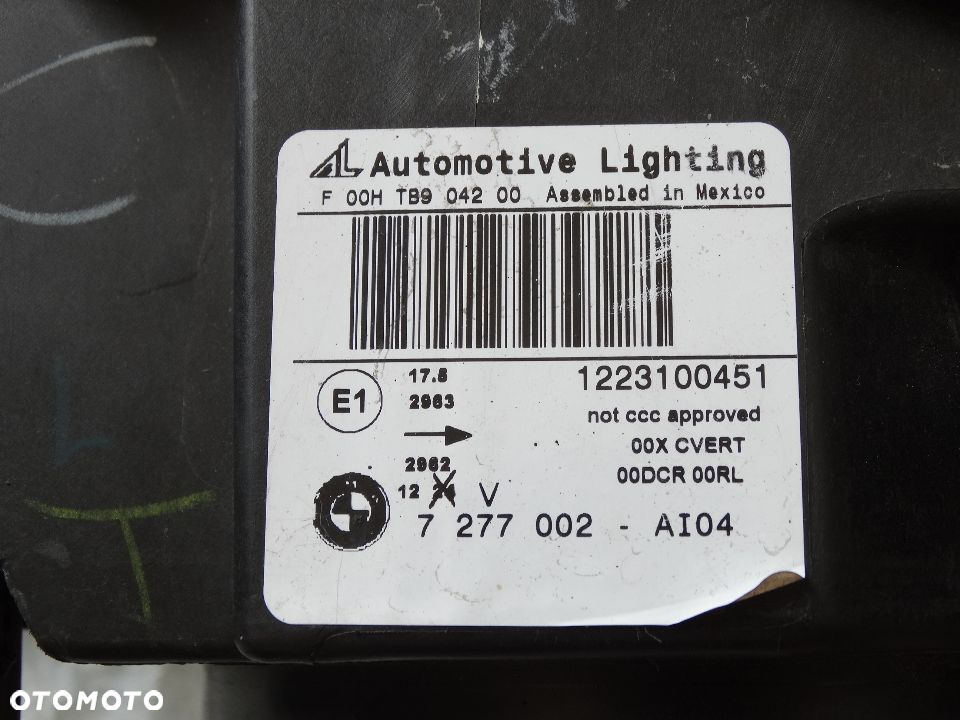 BMW F25 X3 Lampa Reflektor Prawy Europa BiXenon 7277002 - 4