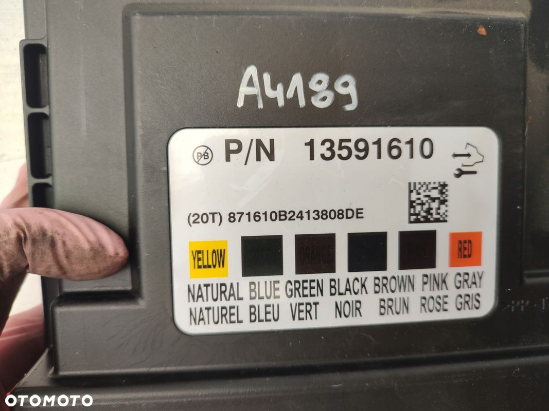Moduł komfortu OPEL ASTRA J IV LIFT EUROPA 12-15 13591610 - 4