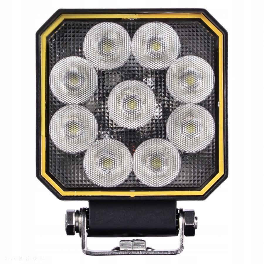 lampa robocza led 9xled kwadratowa plus do pojazdów i maszyn - 3