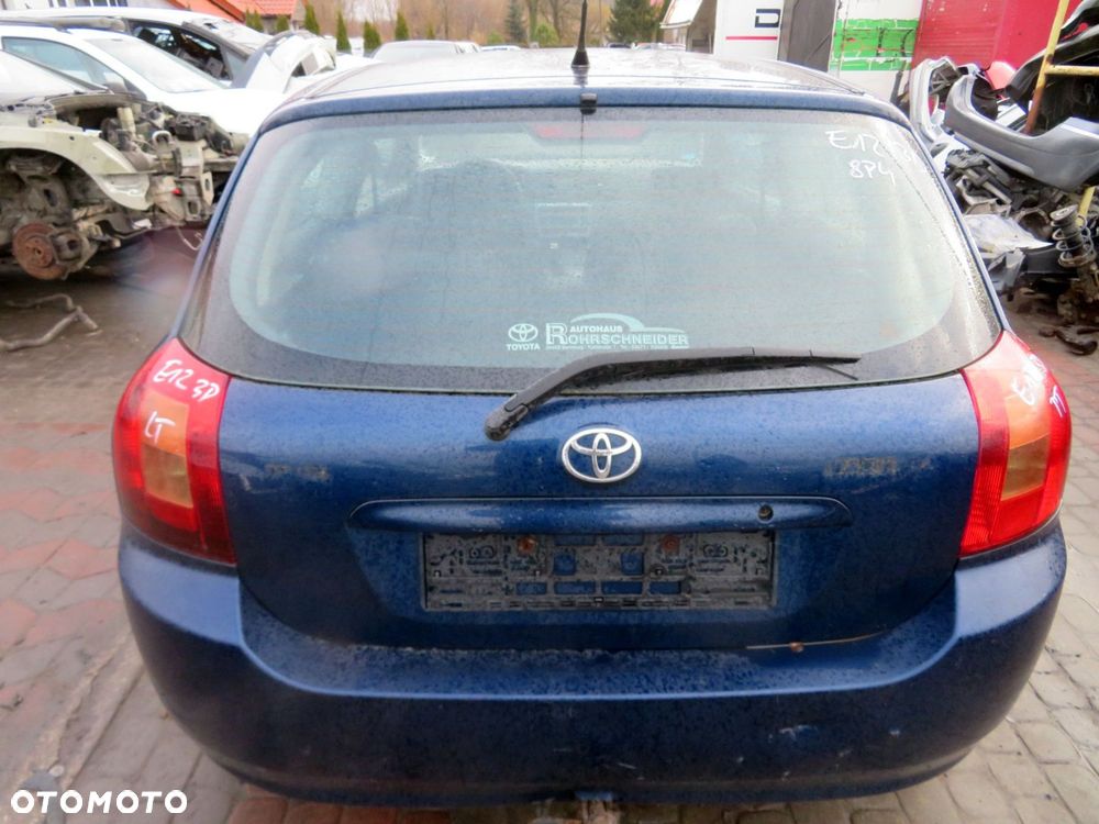 KLAPA BAGAŻNIKA TYLNA COROLLA E12 3D HB 8P4  GRANATOWY TOYOTA 2001-2004 - 1