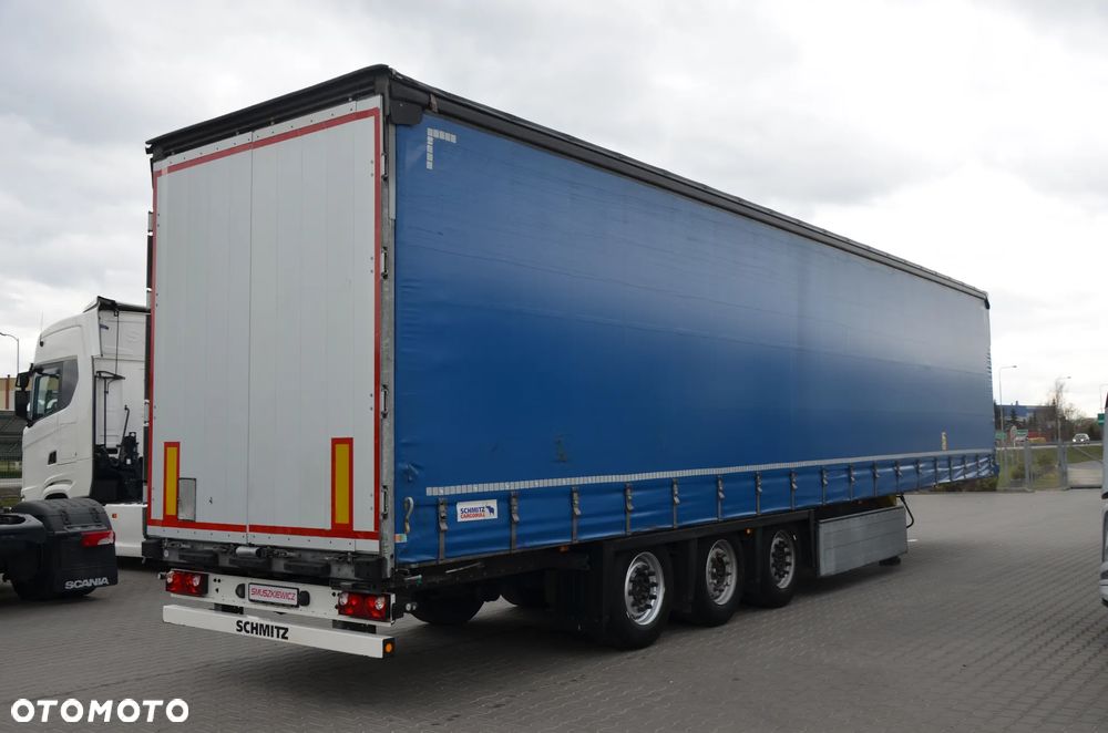 Schmitz Cargobull VARIOS / 2 POZIOMY JAZDY / OŚ PODNOSZONA / DACH POD. / KOSZ PALETOWY / CODE XL / OCYNK / 7390 - 4
