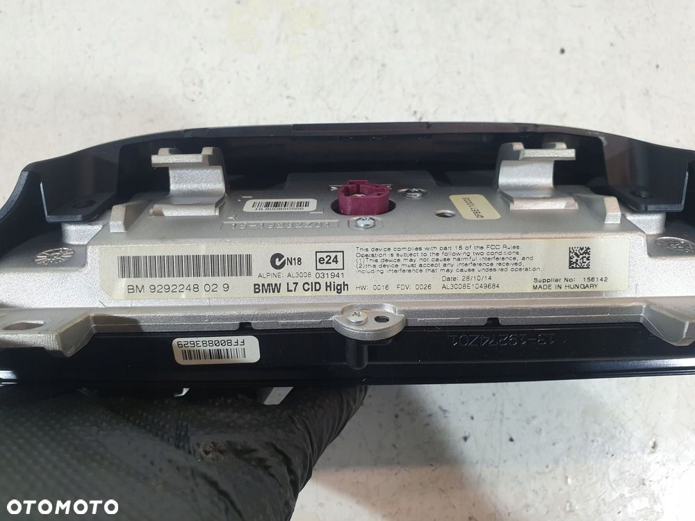 RADIO NAVI NAWIGACJA 9350723 BMW F30 F31 F20 EUR 3.0D - 8