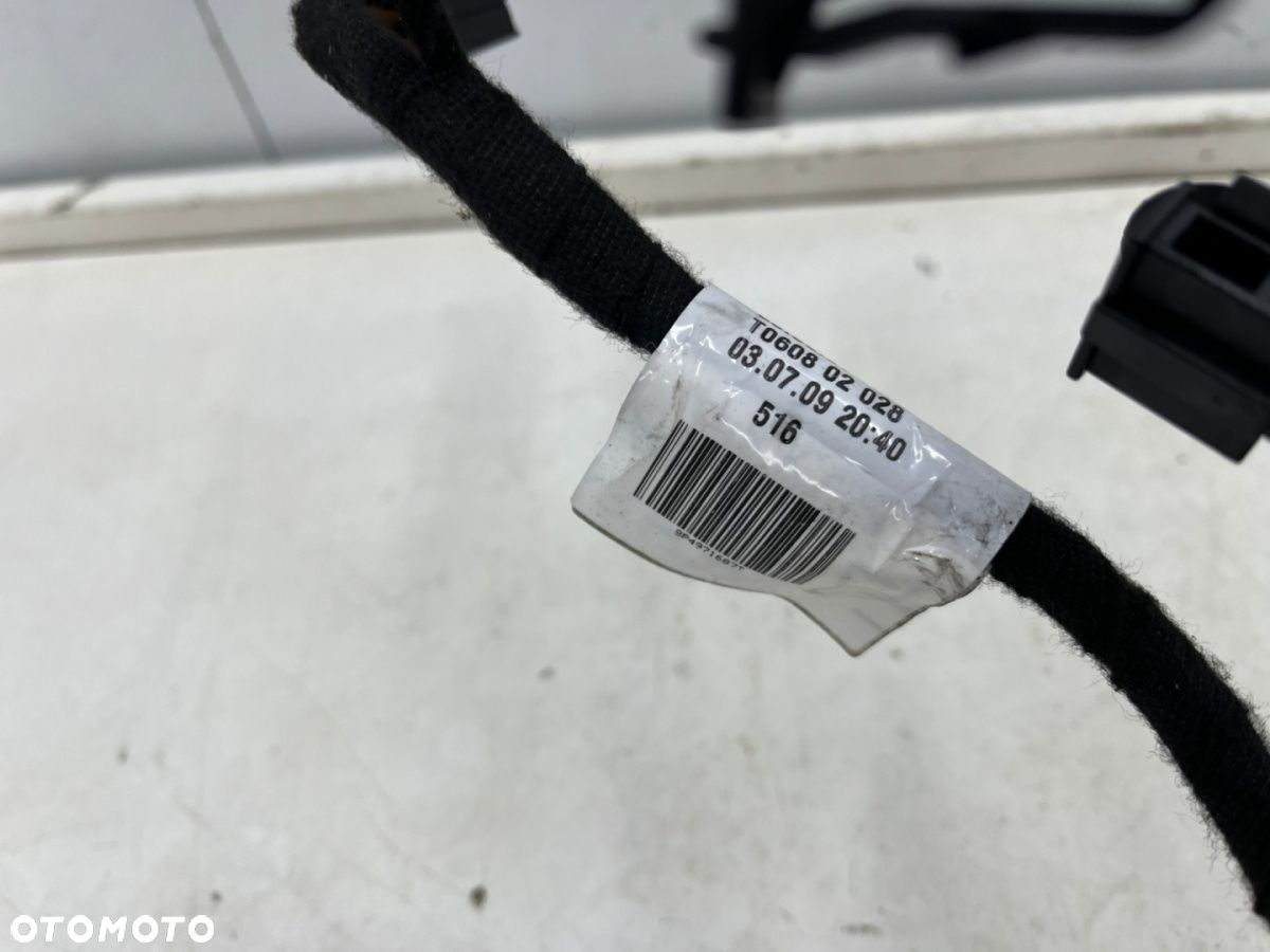 Wiązka Audi A3 8p LIFT 08-13r. Sportback 5d instalacja przewodów drzwi lewych tylnych lewy tył - 3