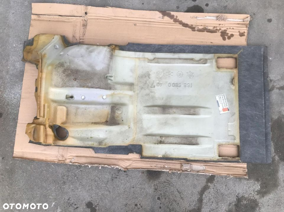 Wykładzina Mercedes w168 a-klasa 97-04r. lewa przednia podłoga dywan mata kierowcy a1686800140 - 6