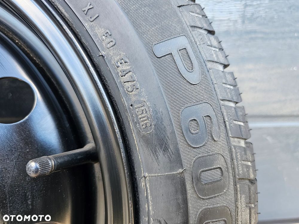 KOŁO ZAPASOWE ZAPAS DOJAZDOWE OPEL ASTRA G H MERIVA A CORSA C D 4x100 ET43 185/60 R15 - 5