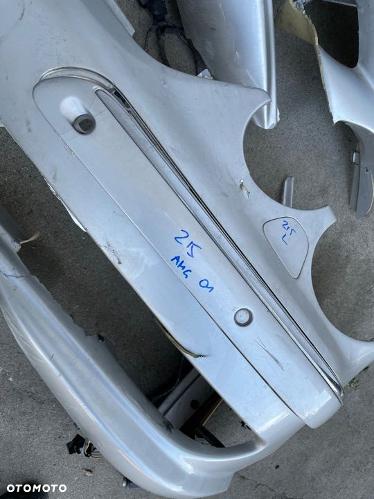 MERCEDES CL 215 listwa zderzaka prawa chrom pdc klapka zaślepka zderzak AMG - 7