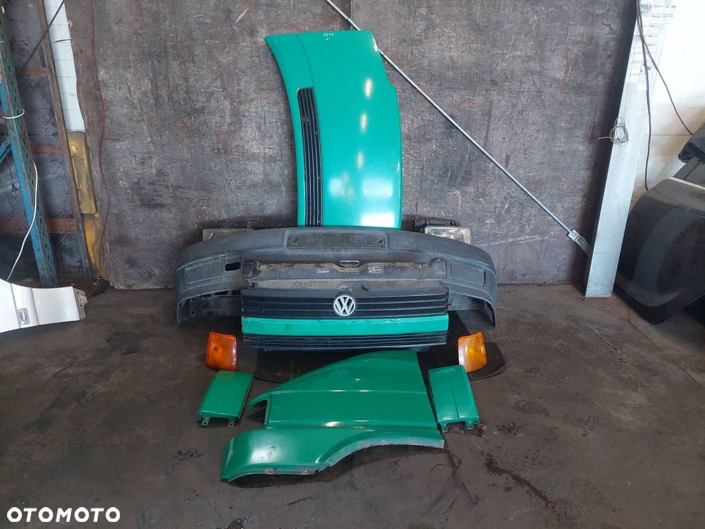 KOMPLETNY PRZÓD MASKA ZDERZAK BŁOTNIK LAMPY GRILL VOLKSWAGEN TRANSPORTER T4 - 2