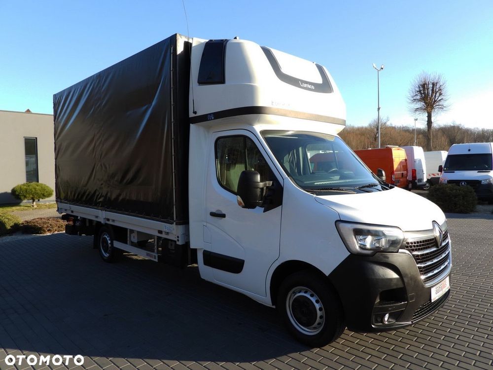 Renault MASTER PLANDEKA WINDA 9 PALET WEBASTO TEMPOMAT LEDY PNEUMATYKA KLIMATYZACJA  165KM - 5