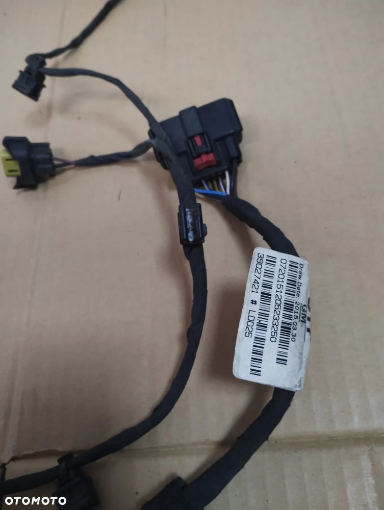 OPEL ASTRA K WIĄZKA CZUJNIKÓW 4 PDC ZDERZAKA PRZÓD 39027421 8TP - 10