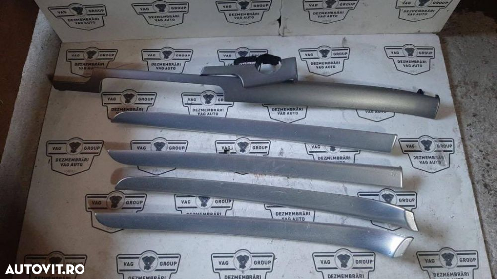 Set trimuri bord tapiterii crom Audi A4 B6 B7 - 2