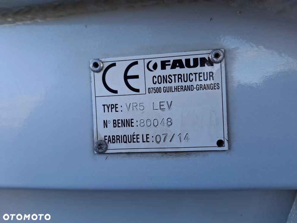 Renault D26 Śmieciarka FAUN Environnement VR5 LEV Euro 6 2014r 3 Osie Segregacja Odpady - 10