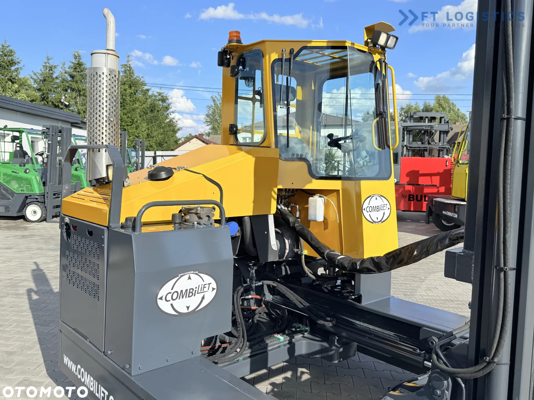 Combilift C4000 / GAS/ DUPLEX- 4100MM / PRZESUW WIDEŁ / WOLNY SKOK / PEŁNA OGRZEWANA KABINA / JEDYNIE 4223H / STAN - JAK NOWY! - 37
