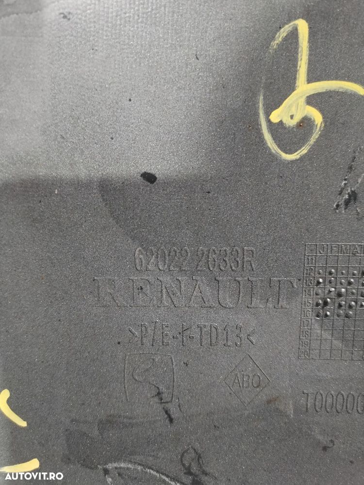 Bara fata Dacia Dokker , 2012, 2013, 2014, 2015, 2016, 2017, 2018, 2019, 2020, cod origine OE 620222633R. - 15