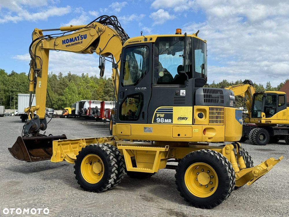Komatsu PW 98 MR 8 Pług + Podpory 10ton Szybkozłącze - 14