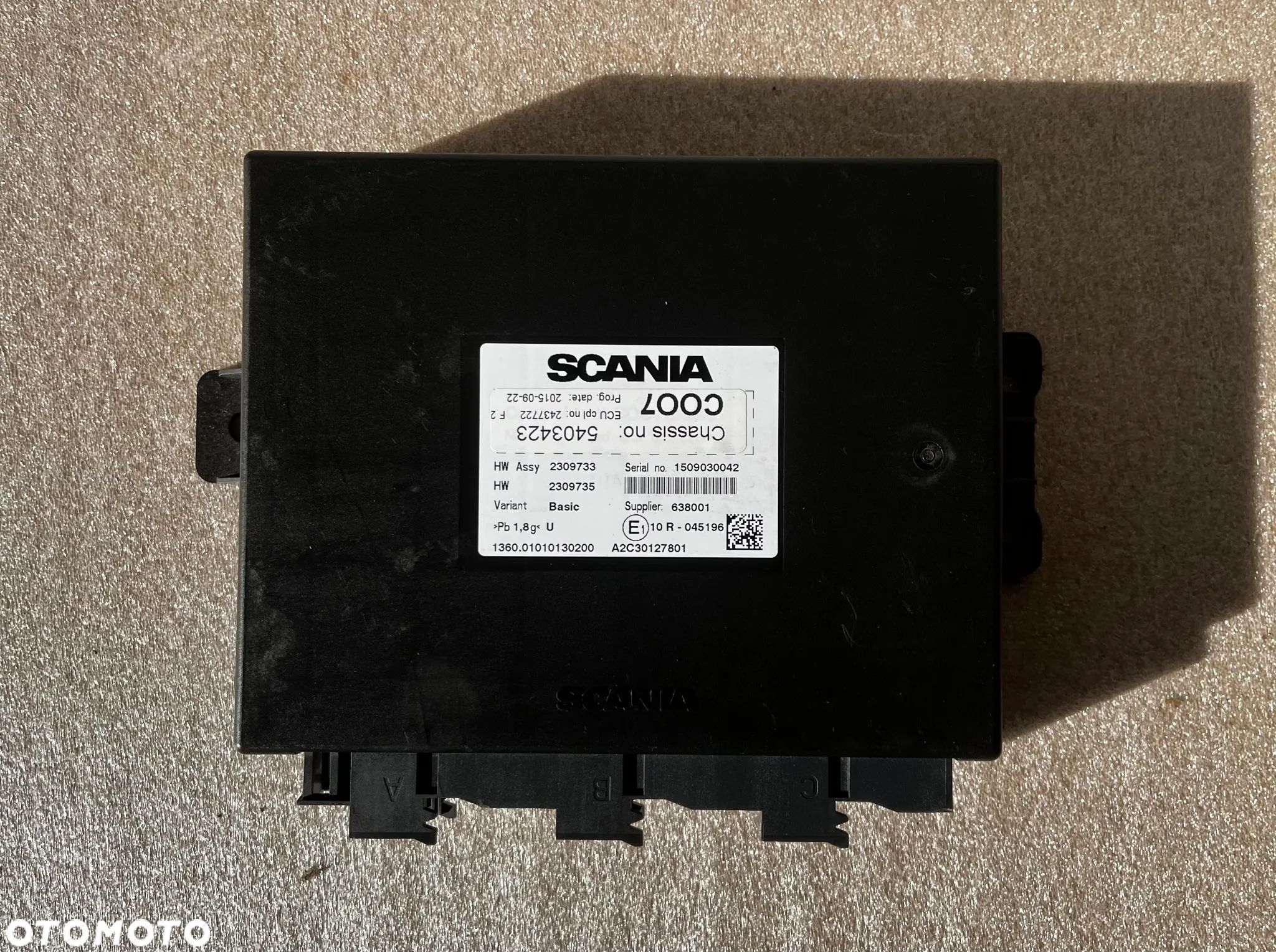 KOORDYNATOR COO7 SCANIA 2437722 - 1