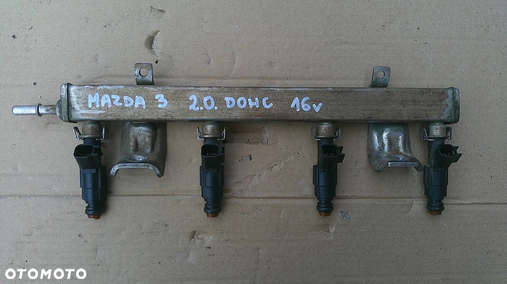 MAZDA 3 BK 2.0 16V LISTWA WTRYSKOWA 4M5G-9D280-FB - 3