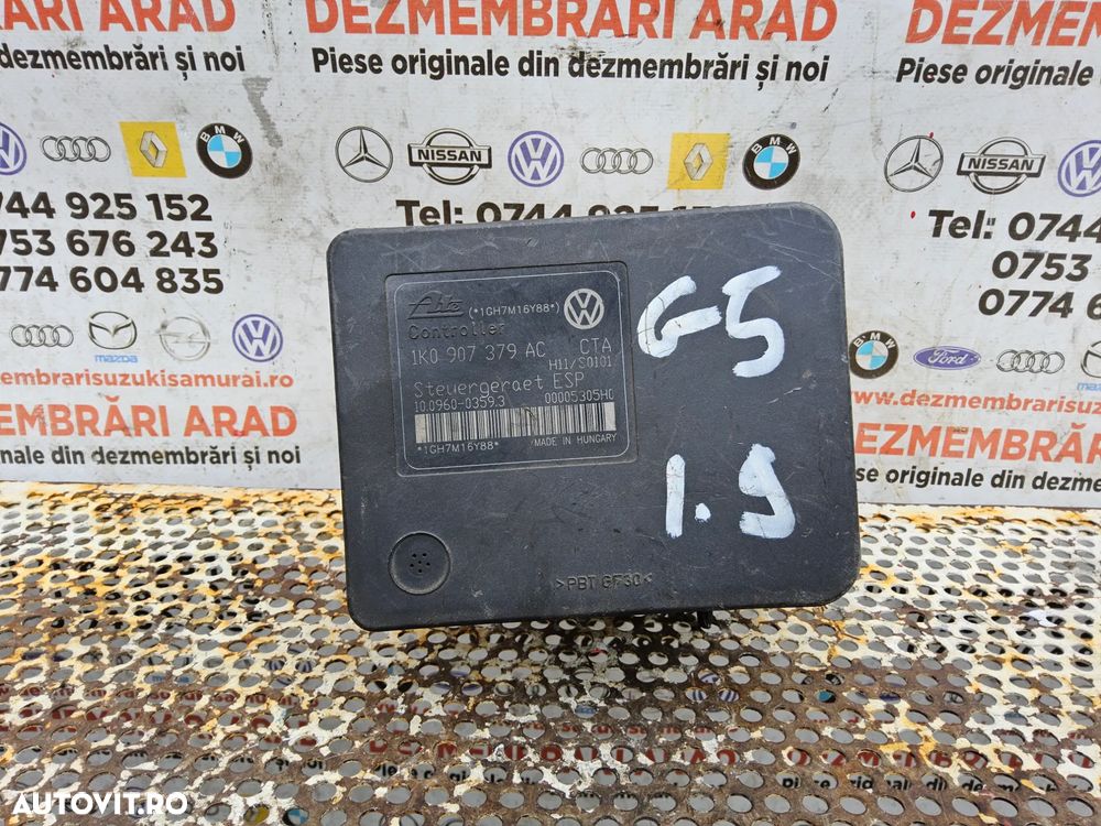 Modul ABS Vw Golf 5 cod 1k0614517ae unitate abs ecu calculator audio a3 seat leon - 4