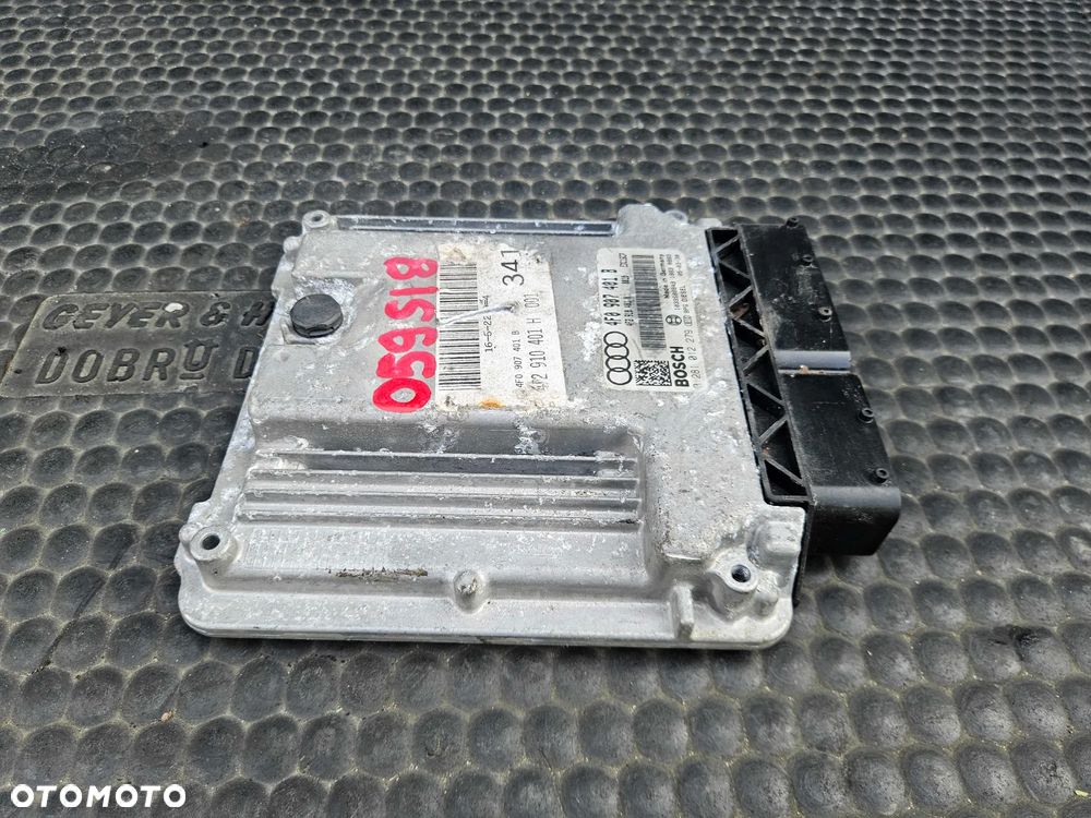 Komputer 4F0907401B 4F2910401H 0281012279 Moduł Sterownik Silnika Silnik 2.7 TDI V6 Diesel Audi A6 C6 Europa Manual Skrzynia - 10