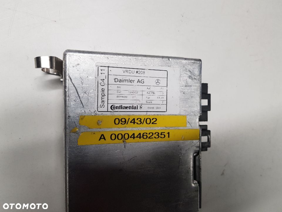 KOMPUTER STEROWNIK MODUŁ VRDU MERCEDES ACTROS MP4 A0004462351 - 3