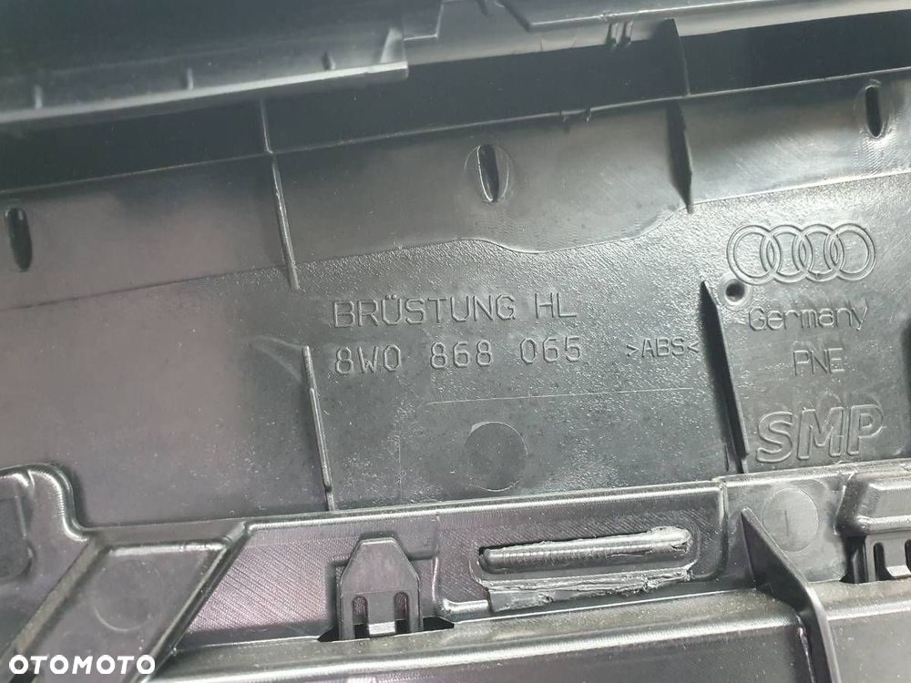 BOCZEK DRZWI TYŁ LEWY TAPICERKA AUDI A4 B9 AVANT FELSGRAU - 11