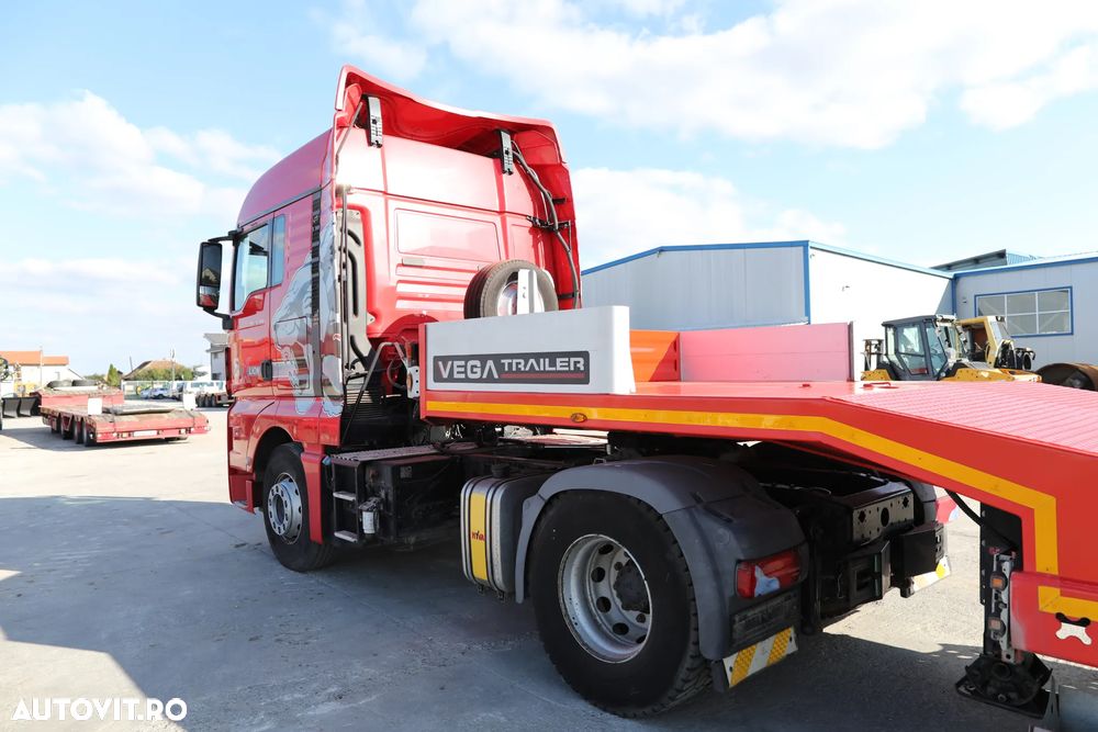 MAN TGX 18.500 4x2 LLS + Trailer Vega 3 axe lowbed - 7