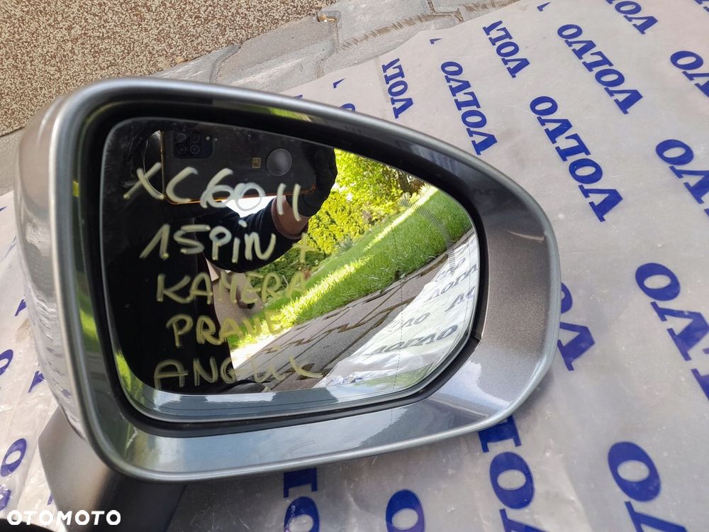 LUSTERKO PRAWE 15PIN BLIS FOTOCHROM KAMERA VOLVO XC60 II 19R KOLOR 714 UK - 6