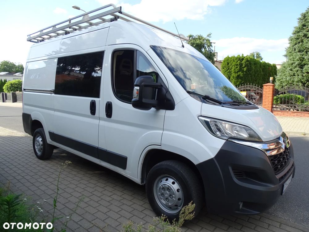 Citroën JUMPER 2,2 HDI-150 KONI ,KLIMATYZACJA . 6-OSÓB ,BRYGADÓWKA , PAKA 3,30 METRA. - 2