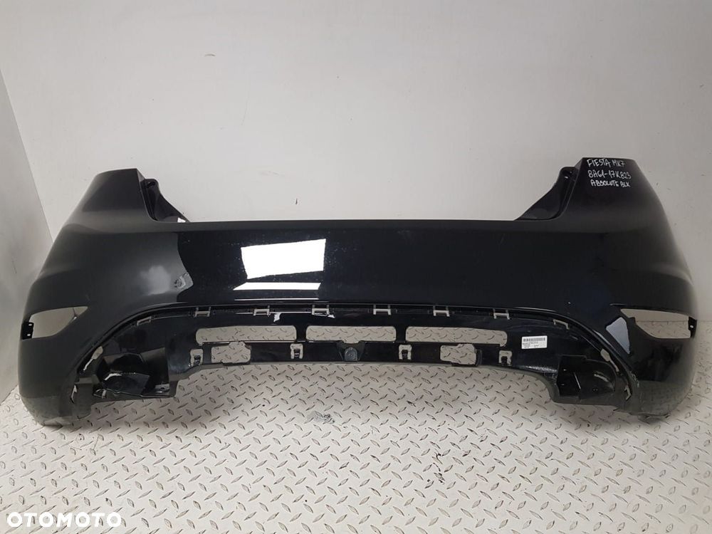 FABRYCZNIE NOWY ORYGINALNY ZDERZAK TYLNY TYŁ FORD FIESTA MK7 7 VII 08-17 8A61-17K823 ABSOLUTE BLK - 2