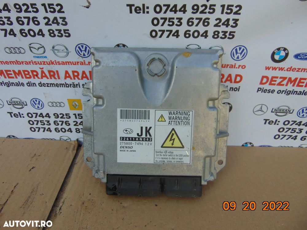 Calculator motor Subaru Legacy outback ecu motor 2.0 - 1
