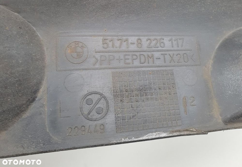 LISTWA NAKŁADKA PROGU PROGOWA LEWA STAHLGRAU METALLIC 400 BMW 3 E46 CABRIO - 7