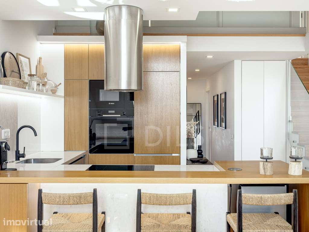 Apartamento T3 duplex com varanda e vista rio, em Santos - Grande imagem: 4/30