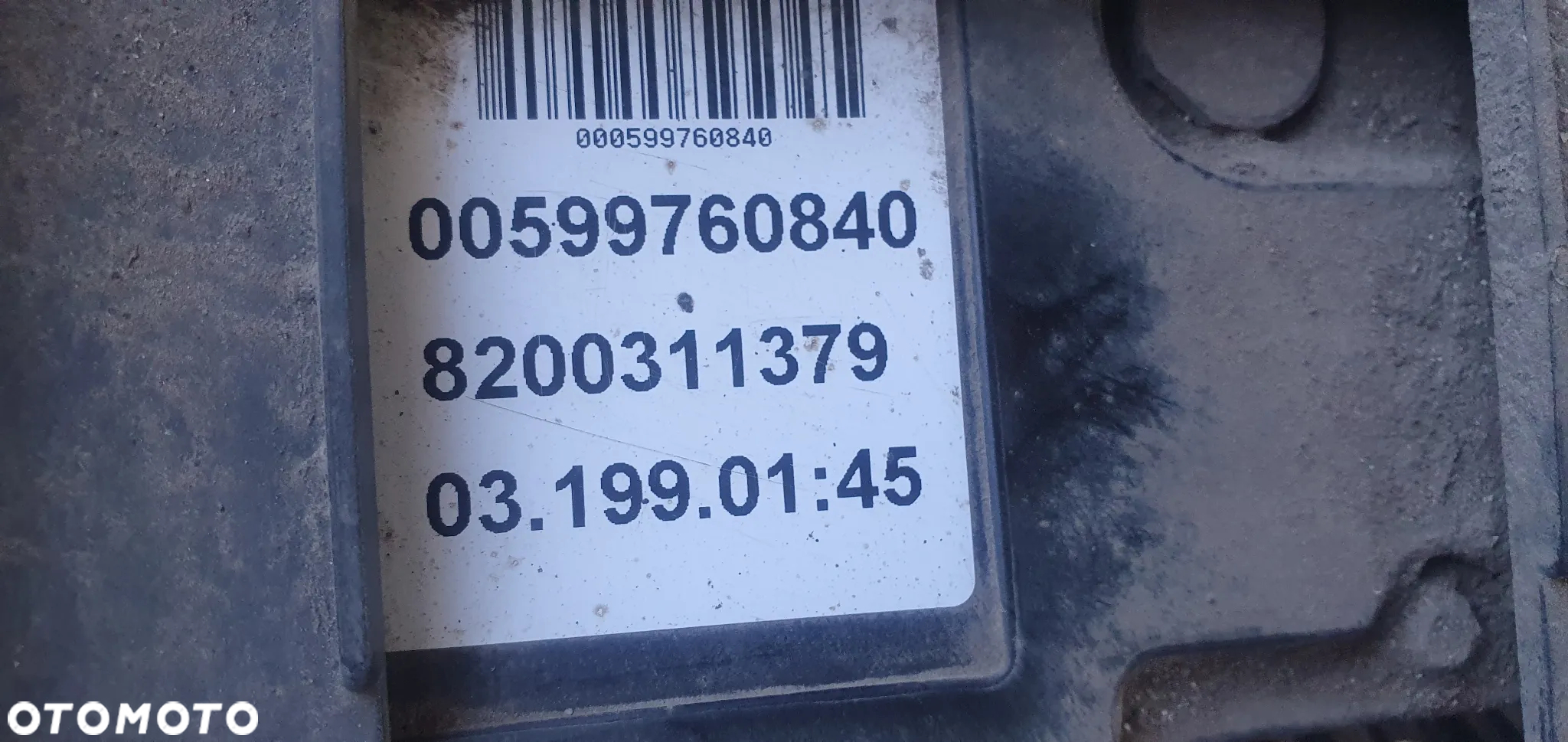 Mechanizm hamulca ręcznego elektryczny Renault Scenic II 8200311379 - 8