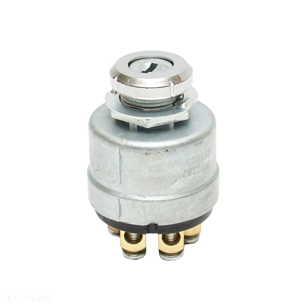Contact de pornire cu cheie pentru MAN, DAF, Fendt, Case IH, MF 12V, 5 pini, diametru 47 mm, filet de prindere 21mm, cod OEM 342315001, X830240002000, X830315001, 794283R91, 655690302, 2998811M1 - 2